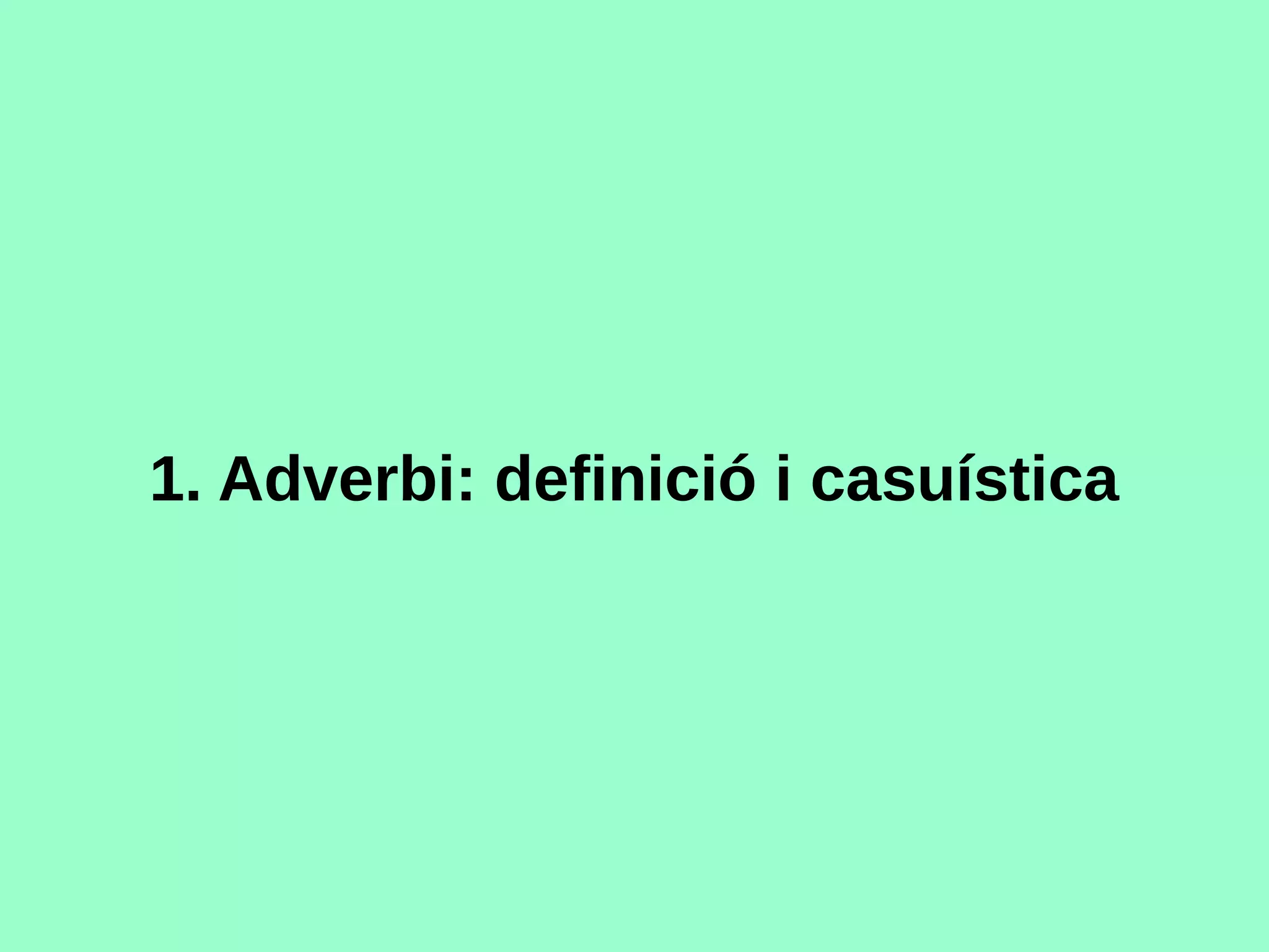 Adverbis | PDF
