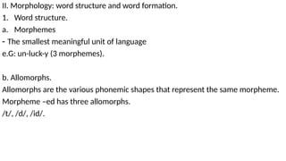 Morphology and Syntax 1. English Studies.pptx