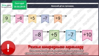 Урок 105 для 1 класу з математики за С.О. Скворцовою - Записуємо задачу ...