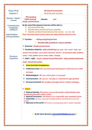 ms1 full sequence 3 me amp my daily activities
