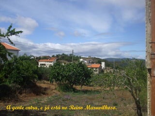 A gente entra, e já está no Reino Maravilhoso.
 