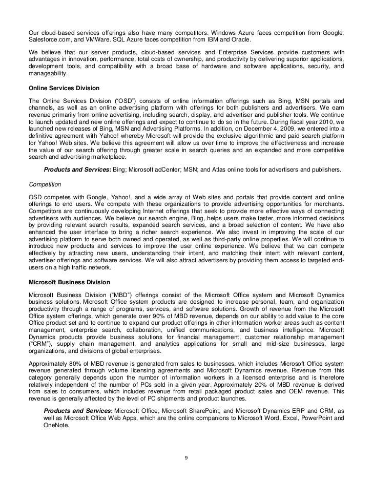 microsoft annual reports