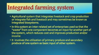 integrated farming system research focusiing in Odisha | PPTX