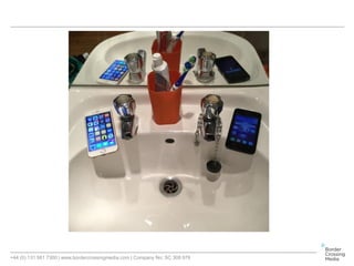 +44 (0) 131 561 7300 | www.bordercrossingmedia.com | Company No: SC 308 978
 