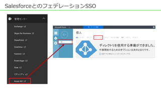 SalesforceとのフェデレーションSSO
 