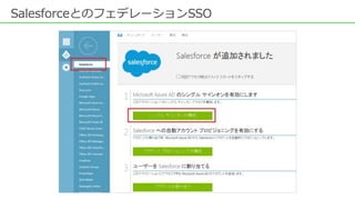 SalesforceとのフェデレーションSSO
 