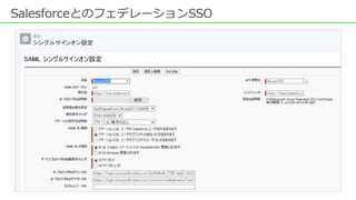 SalesforceとのフェデレーションSSO
 