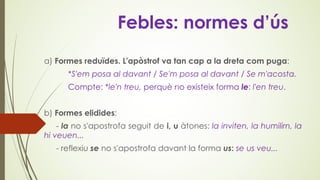 Pronoms forts i febles | PDF