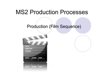 MS2 Production Processes

   Production (Film Sequence)
 