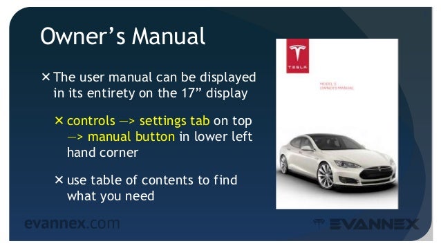 Electric Vehicle University Ms310a Tips For Model S Owners