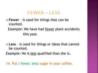 Correct usage | PPTX