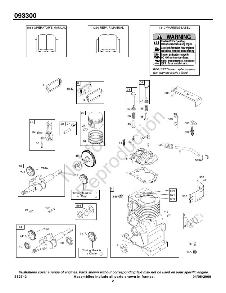 Briggs & Stratton Small Engine: Model 135212/1330-E1 Parts ...