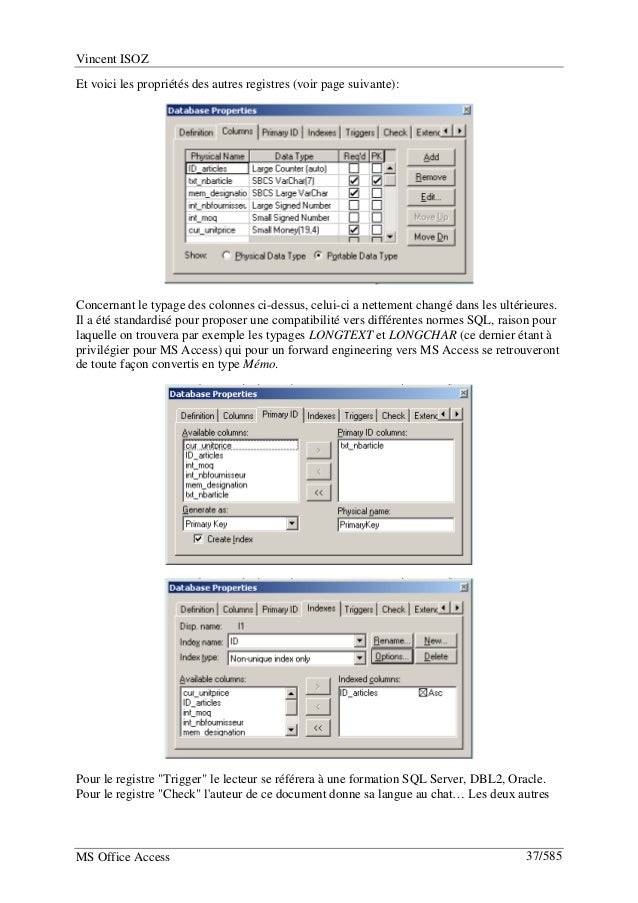 Microsoft Access help tutorials examples