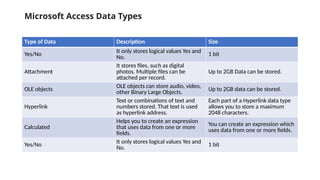 MS Access 2. pptx | PPTX