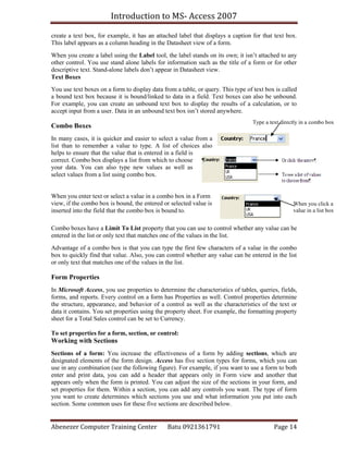 Ms access 2007 pptx | PDF