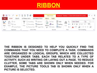 Access Ribbon Guide MS Access ADP for office staff (1).pptx