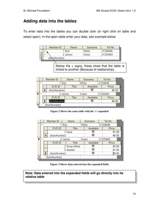 Access Notes.pdf Ms access notes | PDF