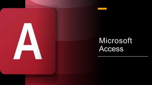 MS ACCESS PPT.pptx | Databases | Computer Software and Applications