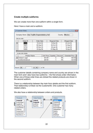MS Access Subform Success | PDF
