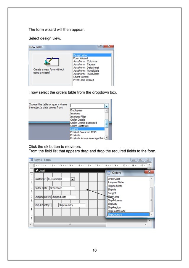 MS Access Subform Success