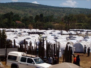 Msafara volunteers working in IDP-Camp Nakuru