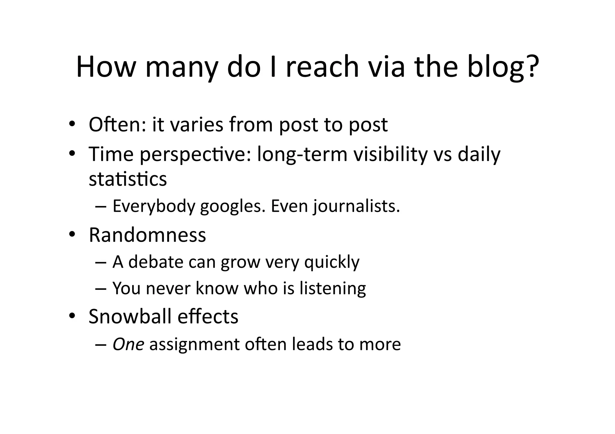Barriers for access to scienceNo or fewspecialized media for interesting area (i.e., no middleground)No methodology for infosearchingExpensivesubscriptionsLack of proficiency in specialist English (especially for older generation Swedes/Norwegians)Incomprehensible specialist vocabulary and conventionsLittle backgroundknowledge / contextNo personal contacts with scientistsFOR THE PUBLIC