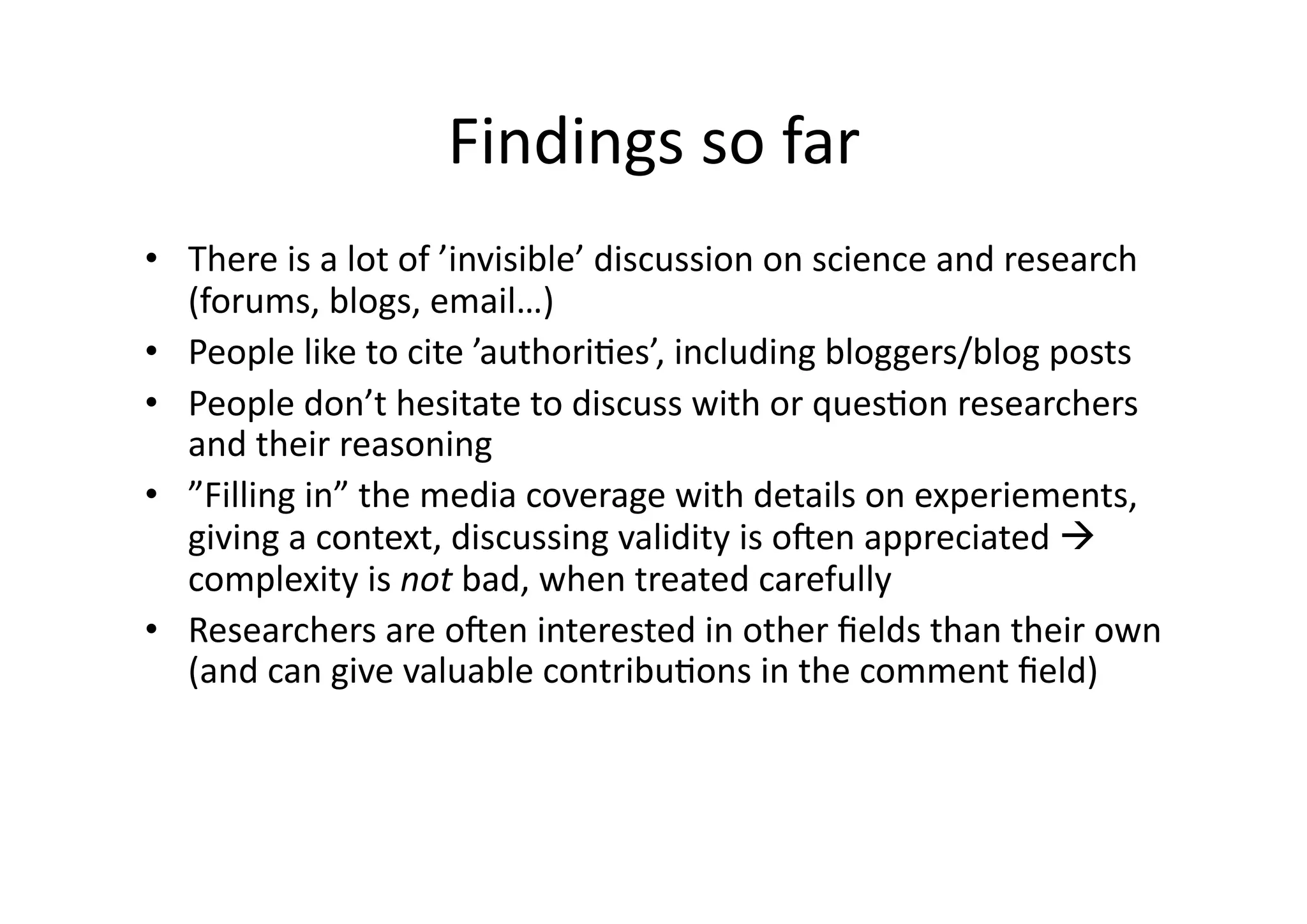 EXTRA!EXTRA!EXTRA!EXTRA!EXTRA!RESEARCHER SOLD HER SOULCOLLEAGUE: SHE WAS TRYING TO GET MORE BLOG READERS“I BITTERLY REGRET IT”