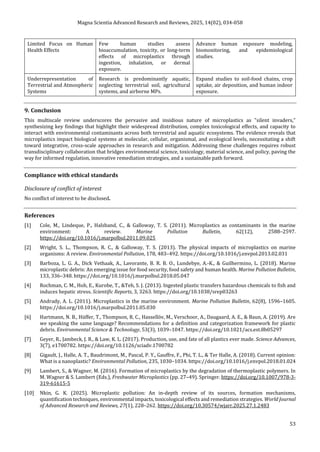 Microplastics as Silent Invaders: A Multiscale Review of Their ...