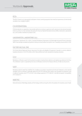 MSA Safety Fixed Gas Detectors & Flame Detectors - Brochure | PDF