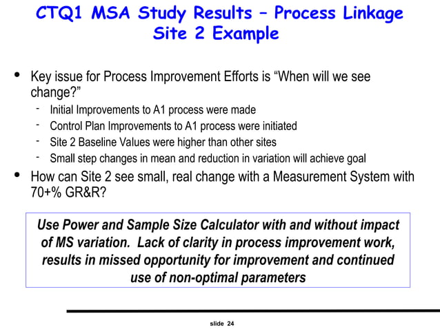 MSA with Six Sigma explained with best practices.ppt