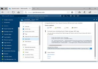 25
Azure Tables API 
 