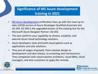 What is Azure development?-MS Azure development | PPTX