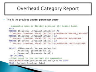 This is the previous quarter parameter query 
