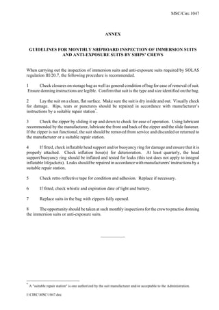 Solas Guidelines.pdf SOLAS | PDF