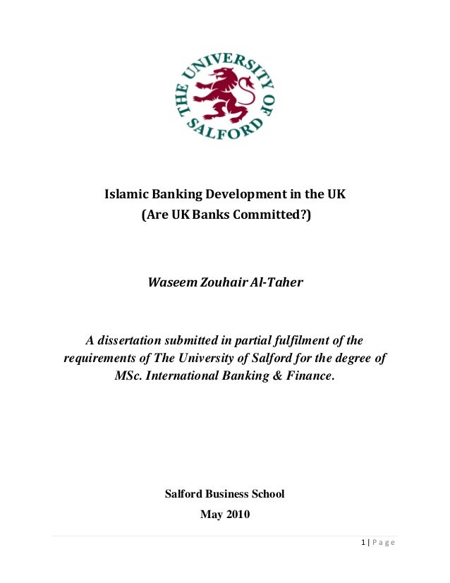 Dissertation on banking risk management