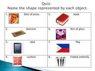 Lesson Plan for Shapes  PPT