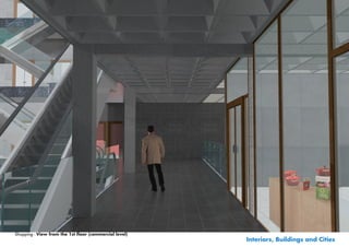 Shopping - View from the 1st floor (commercial level)
                                                        Interiors, Buildings and Cities
 