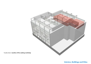 Foodies levels - Location of the cooking workshop




                                                    Interiors, Buildings and Cities
 