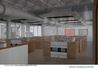 Cooking workshop - home cooking feeling, lecture room
                                                        Interiors, Buildings and Cities
 