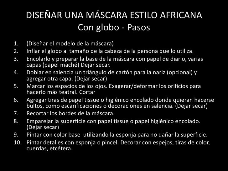La máscara para la persona que cierra los tiempos