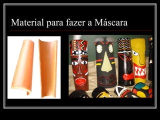 Material para fazer a Máscara