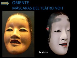 ORIENTE
MÁSCARAS DEL TEÁTRO NOH
Mujeres
