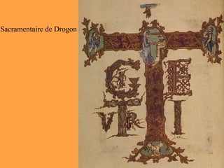 Sacramentaire de Drogon PARD BN Cat 9428 fol 15V° 