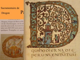 Sacramentaire de  Drogon   Paris, BN, Lat 9428, fol 58R 