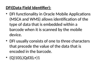 Dfi Device Basics of R12 Oracle MWA/MSCA with steps | PPT
