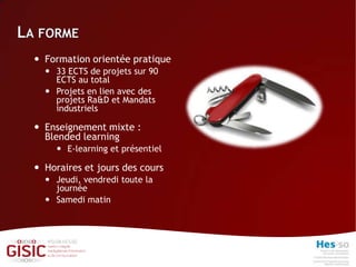 Master of Sciences in Business and Administration GISIC