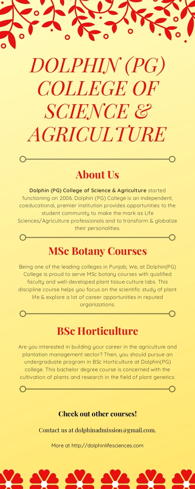 MSc Botany Courses