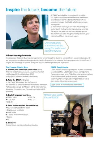 MSc Programmes in Management brochure | PDF