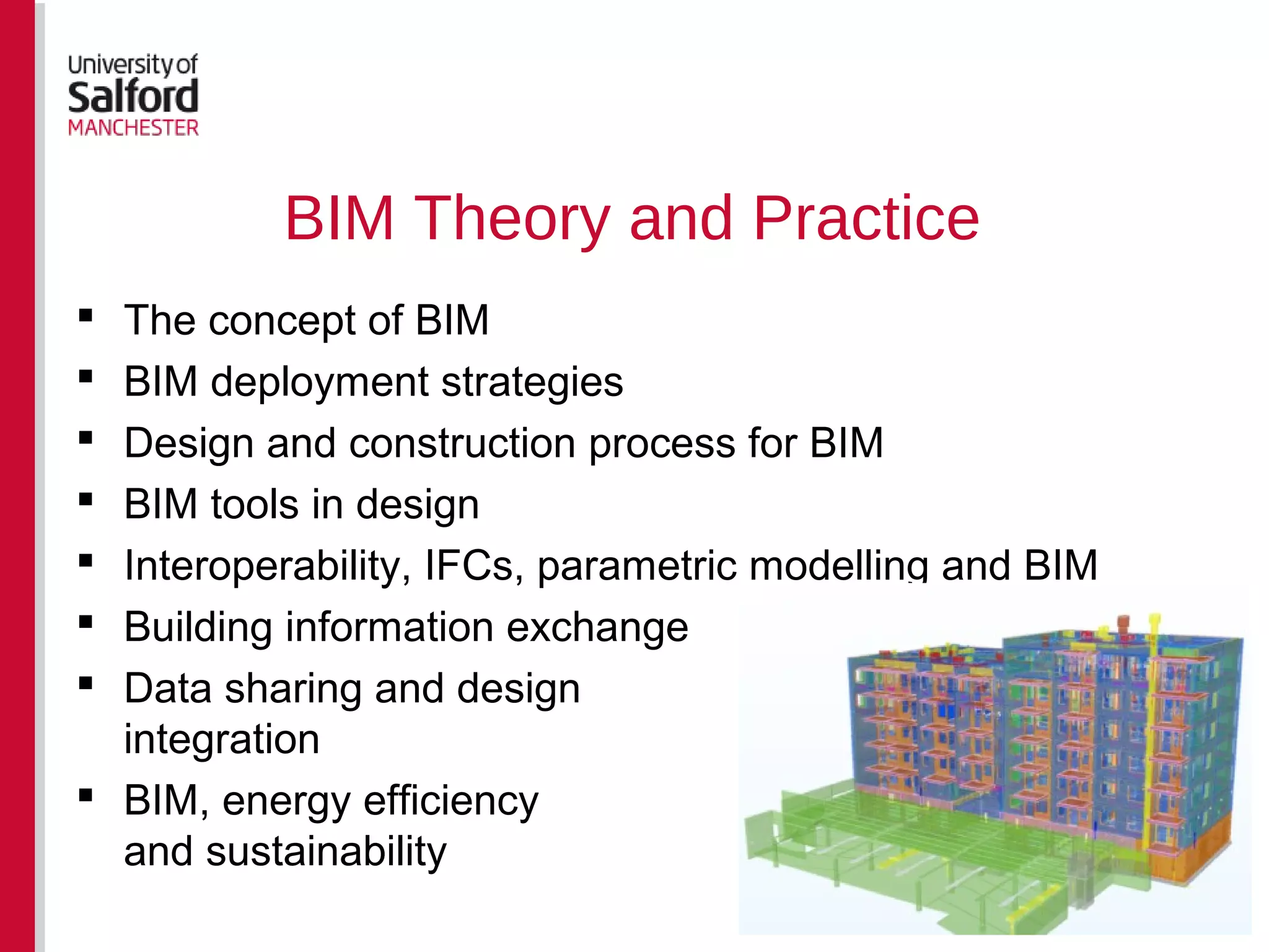 MSc Building Information Modelling & Integrated Design | PPT