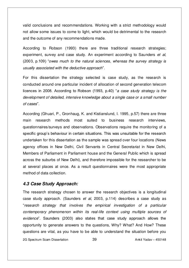Business and management dissertation